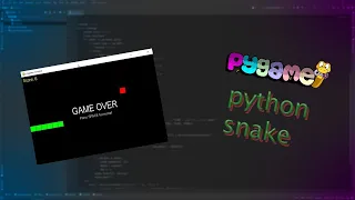 Simple snake game in python pygame