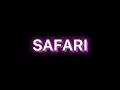 Download Lagu Safari (edit audio)