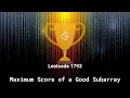 Leetcode 1793 Maximum Score of a Good Subarray
