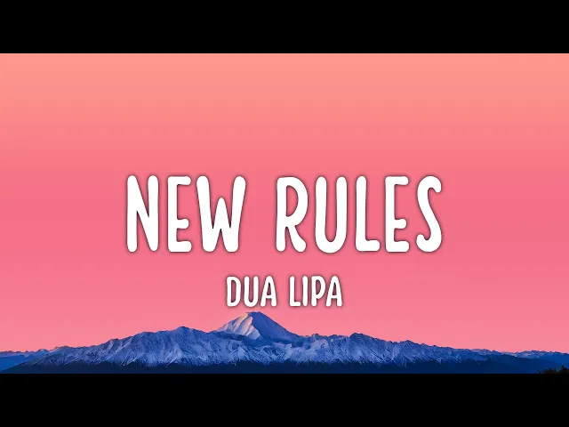 Download MP3 Dua Lipa  🎤 New Rules (Lyrics)
