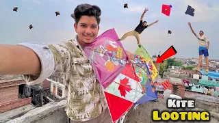 KITE LOOTING 😱 | Aaj Ki Sabse best Patang Loot Li 🔥🪁”