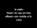 la radio de tekax - no voy en tren