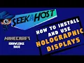 How to Install and Use Holographic Displays Plugins Minecraft Java Edition