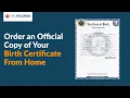 Get Your Birth Certificate From Home - Vital Records Online