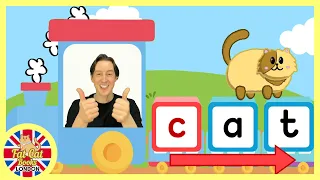 3 letter English words, phonics songs for kids #at #wordfamily #phonics #cvc #vowels #kindergarten