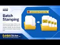 How to Batch Stamp Documents Using Digital Exhibit Stickers