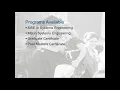 Systems Engineering Information Session Spring 2018