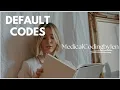 Default codes ICD10 CM medical coding example tips
