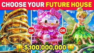 Would You Rather - Build Your ULTIMATE Future Billionaire Dream House π€π‘π€ Mermaid Quiz