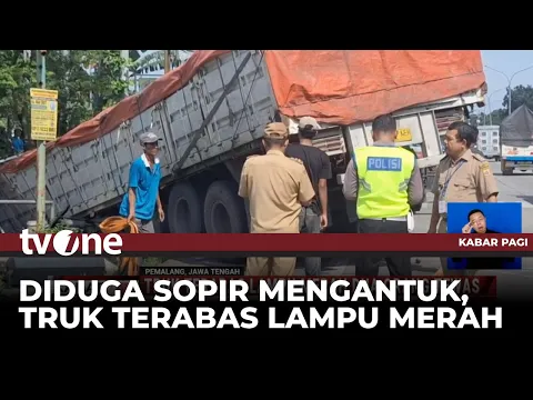 Dua Orang Tewas Akibat Truk Terabas Lampu Merah di Pemalang