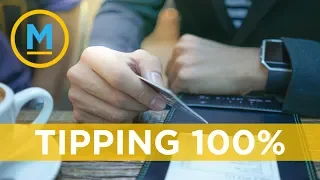 The challenge wants you to tip 100 Your Morning