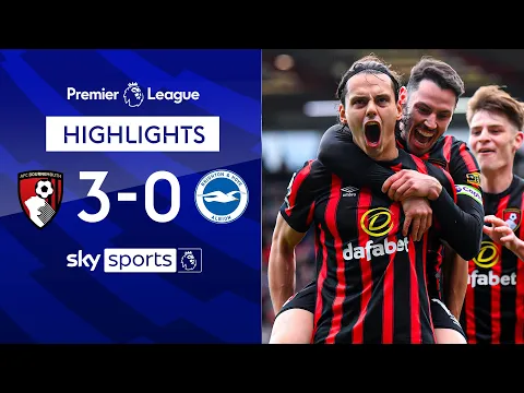 Download MP3 Cherries dominate Brighton in BIG win! 🔥 | Bournemouth 3-0 Brighton | Premier League Highlights