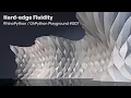 RhinoPython GhPython Playground Hard-edge Fluidity