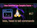 Master Linux Command line less head tail command explained