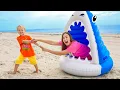 Chris and Mom show the safety rules for kids - funny videos for kids