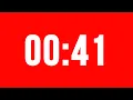 41 Second Timer With Alarm Without Music