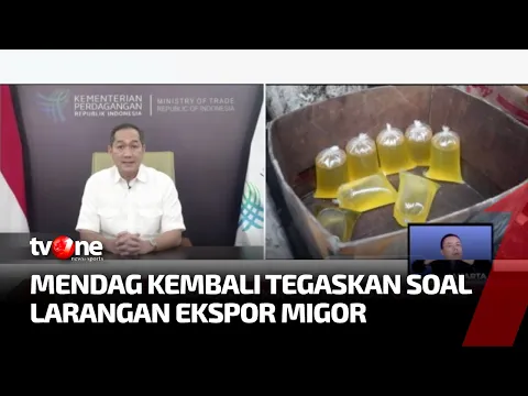 Mendag: Prioritas Utama Pemerintah Pastikan Stok Minyak Goreng Dalam Negeri Aman