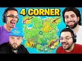 The 4 CORNER CHALLENGE in Fortnite Chapter 2