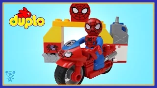 Spiderman Lego Duplo Spiderman toys review Lego stop motion Spiderman toys video for children kids