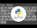 How to find children of nodes using BeautifulSoup