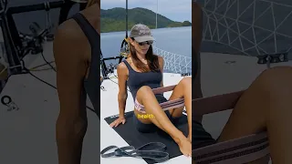 Working Out At Sea! 🥵 (Routines, Nutrition, Non-Negotiable’s) #workout #sailing #fitness