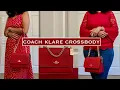 IN-DEPTH COMPARISON COACH KLARE CROSSBODY BAG IN TRUE RED