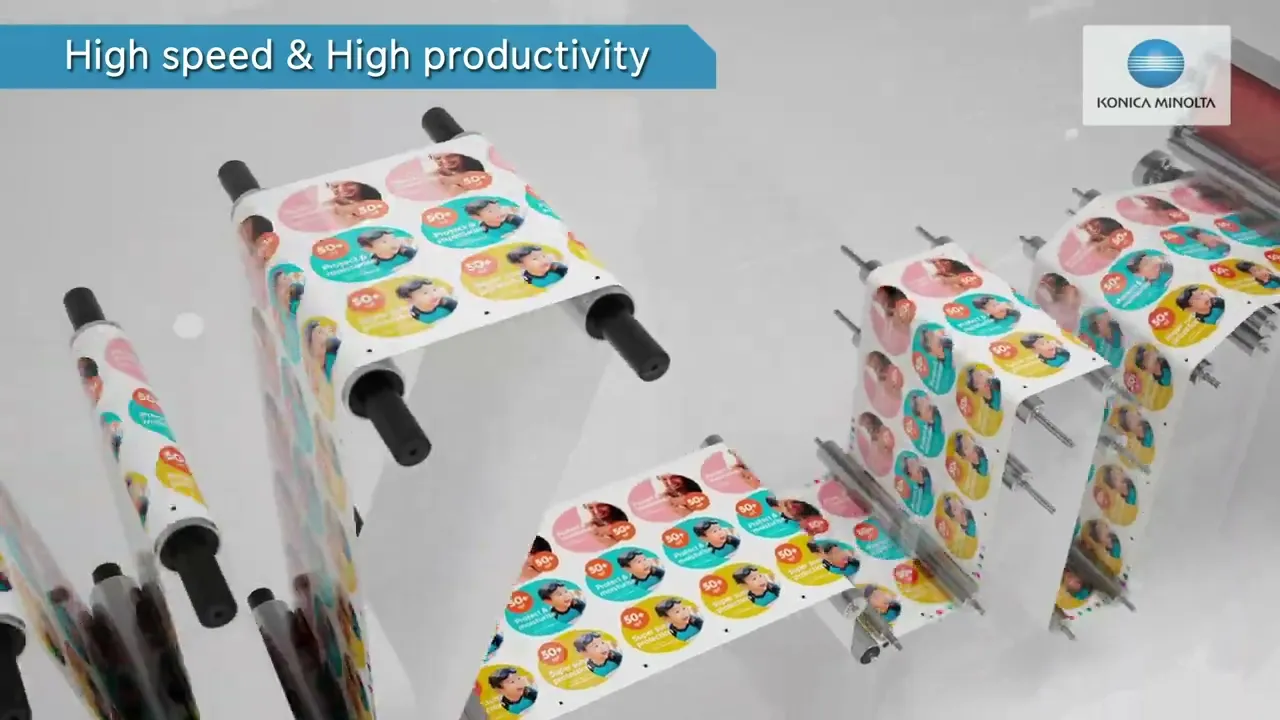 Konica Minolta Product assembly animation