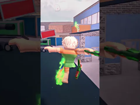 I CLIPPED HER.. #roblox #mm2