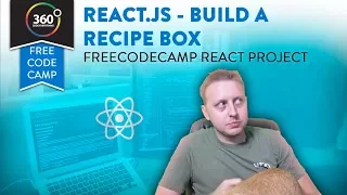 Build a Recipe Box ReactJS Project Free Code Camp Data Visualization Certification