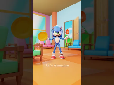 When Sonic Had to Eat Healthy Foods 🥦🤣