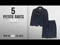 Petite Suits Skirt Hot New Releases Winter 2018 Tahari ASL Womens Petites Jacquard Embellished