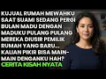 Download Lagu KUJUAL RUMAH MEWAHKU SAAT SUAMI SEDANG BULAN MADU DENGAN MADUKU - PULANG2  RUMAHNYA DISITA MAMPUS...