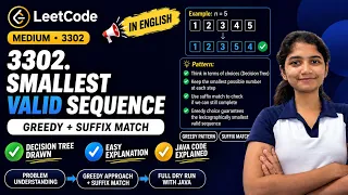 LeetCode 3302 Find the Lexicographically Smallest Valid Sequence POTD