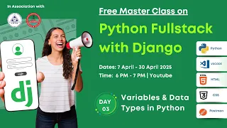 Python FullStack with Django Journey Operators in Python Day 03