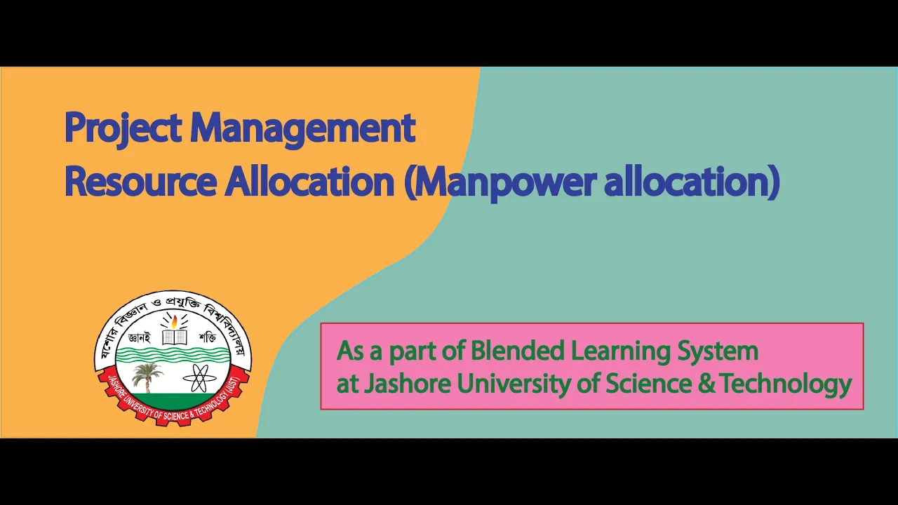 Resource Allocation (Project Management) #Rakesh Roy JUST