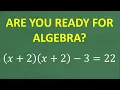 Are You Ready for Algebra Solve This Quadratic Equation