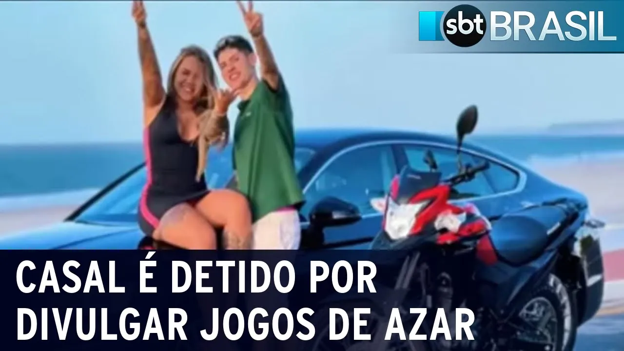 Casal é preso em Fortaleza por divulgar jogos de azar | SBT Brasil (15/12/23)