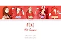 Download Lagu f(x) (에프엑스) - Hot Summer (Han | Rom | Eng Color Coded Lyrics)