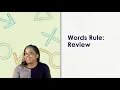 Flex Your Skills Word Rules Review