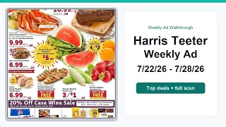 Harris Teeter Weekly Ad 26 - 26 Top 10 Deals