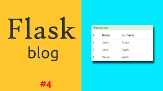 Python Flask Tutorial Using SQLAlchemy to create models Flask crash course for beginners