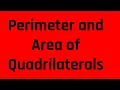 Finding the Perimeter and Area of Quadrilaterals What You Need to Know for the ASVAB