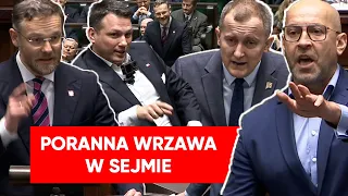 "Bezczelnie kłamie!". Spięcie w Sejmie. Awantura o 800+ dla Ukraińców