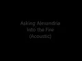 (video lirik) asking alexandria - into the fire