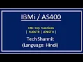 DB2 SQL functions - SUBSTR LENGTH rpgle programming tutorial DB2 Sql tutorials