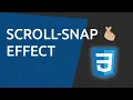 Scroll Snap effect in Plain CSS