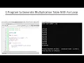 C programming to print multiple table in codeblocks codingnoman Coding Tutorial