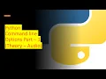 Python command line options - Part 1 Theory book