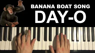 Download How To Play - Banana Boat Song (Day-O) (Piano Tutorial Lesson) | Harry Belafonte MP3