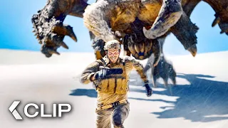 first encounter with the diablo scene monster hunter 2020 milla jovovich